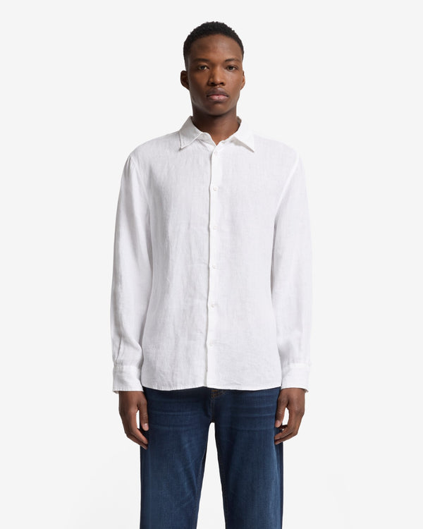 7 For All Mankind Classic Linen Button Up Shirt Shirts