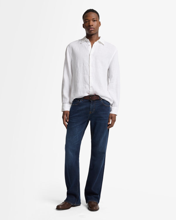 7 For All Mankind Classic Linen Button Up Shirt Shirts