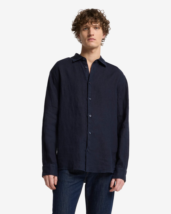 7 For All Mankind Classic Linen Button Up Shirt Shirts