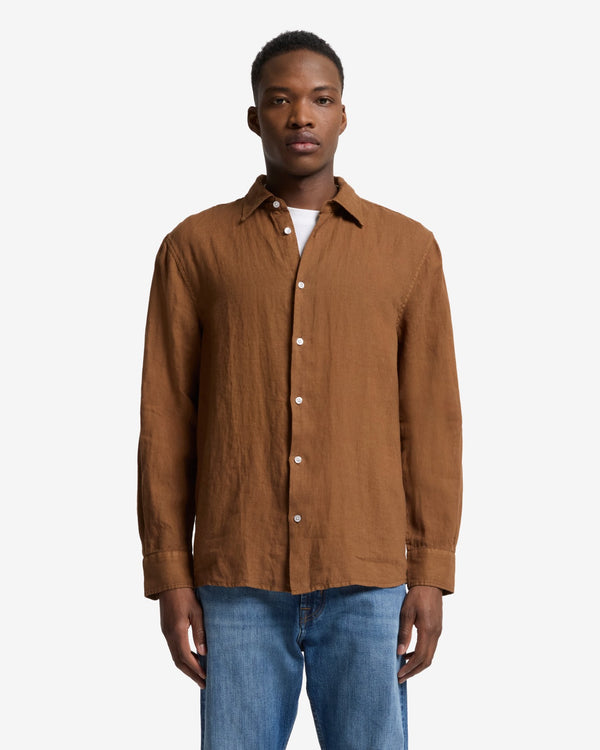 7 For All Mankind Classic Linen Button Up Shirt Shirts