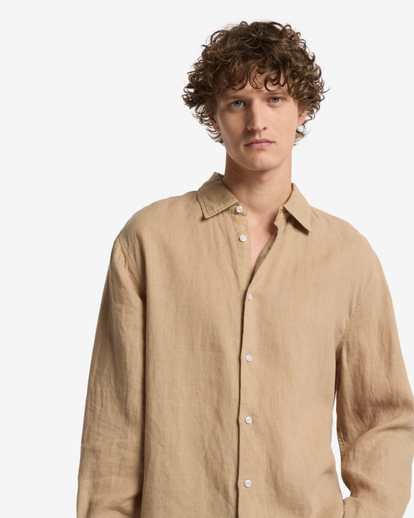 7 For All Mankind Classic Linen Button Up Shirt Shirts