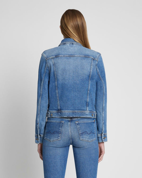 7 For All Mankind Classic Trucker Jacket Denim Jackets