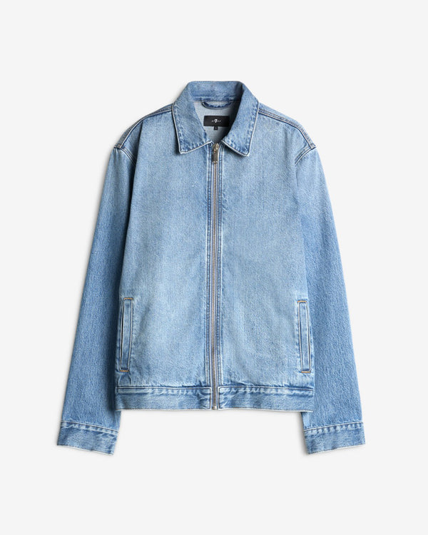7 for all mankind Denim Harrington Jacket Denim Jackets