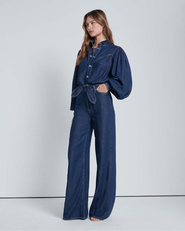 7 for all mankind Denim Lustre Jo Jumpsuit Jumpsuits