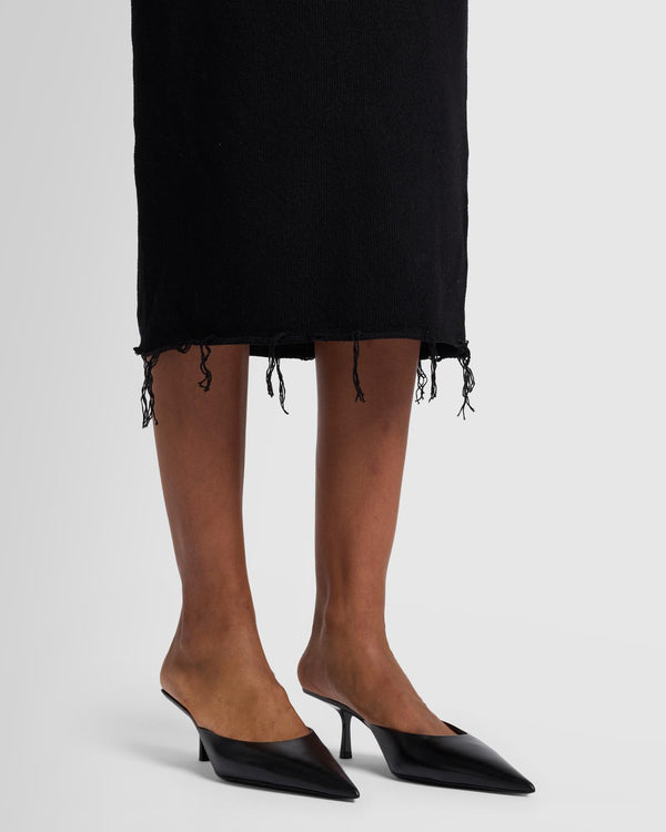 7 For All Mankind Distressed Knit Midi Skirt Skirts