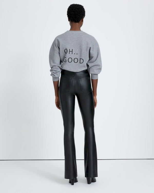 7 For All Mankind Faux Leather Ultra High Rise Skinny Boot Pants