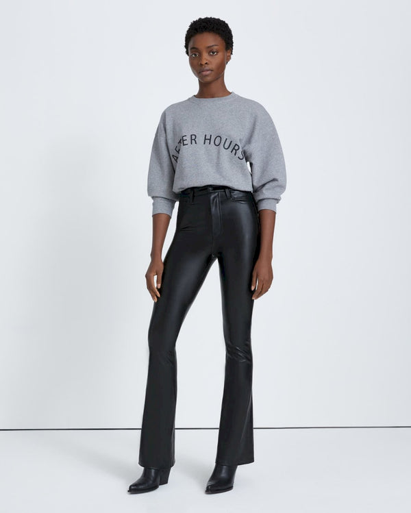 7 for all mankind Faux Leather Ultra High Rise Skinny Boot Pants