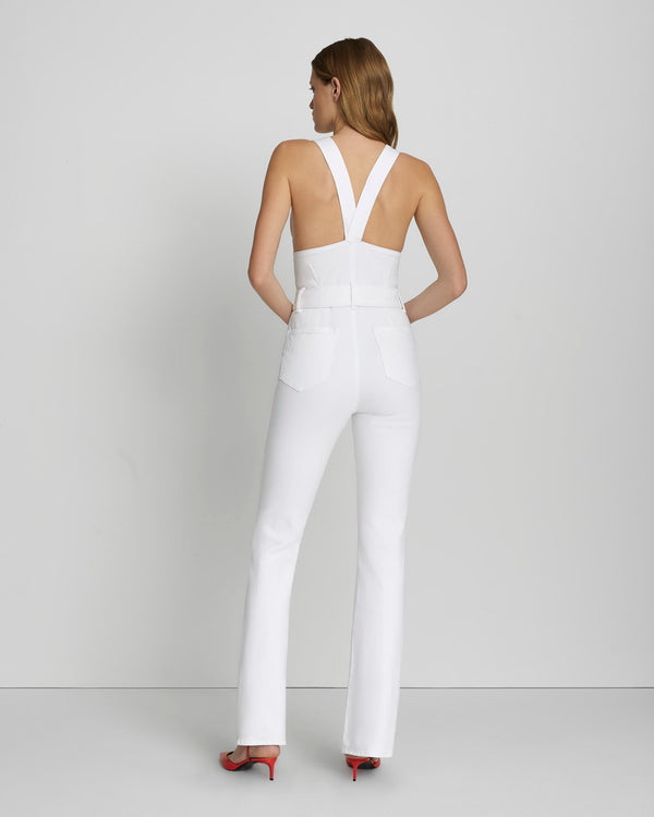 7 For All Mankind Front Zip Flare Jumpsuit Jumpsuits