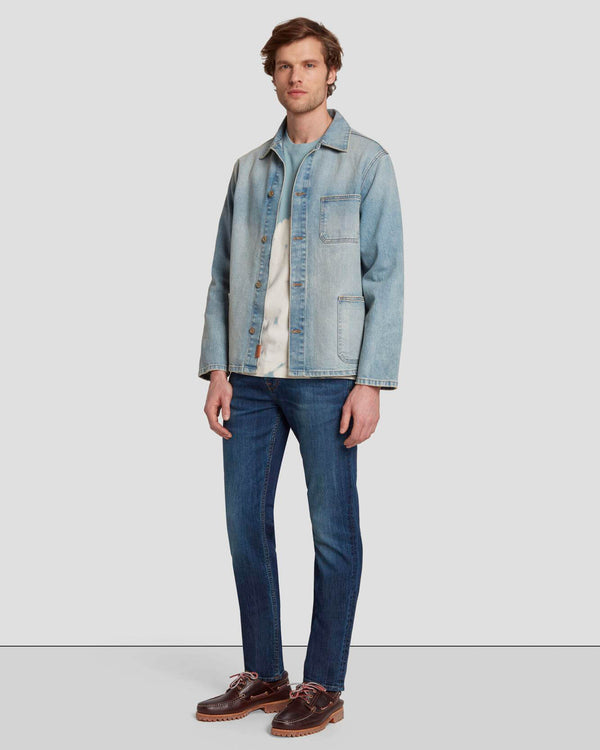 7 For All Mankind Heritage Utility Overshirt Denim Jackets