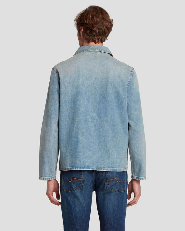 7 For All Mankind Heritage Utility Overshirt Denim Jackets