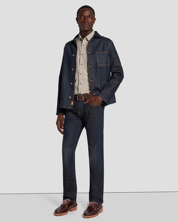 7 For All Mankind Japanese Heritage Utility Overshirt Denim Jackets