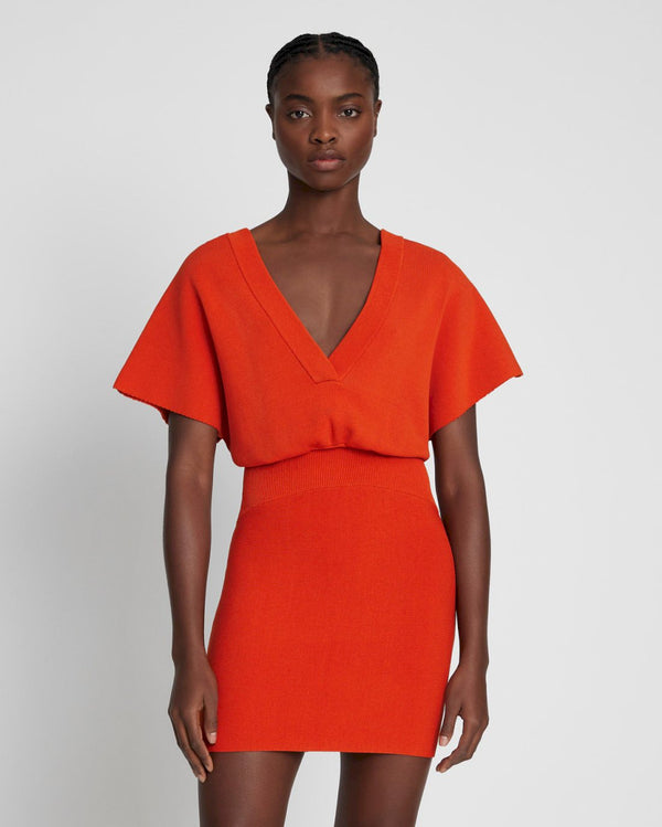 7 For All Mankind Knit Dolman Sleeve Bodycon Dress Dresses