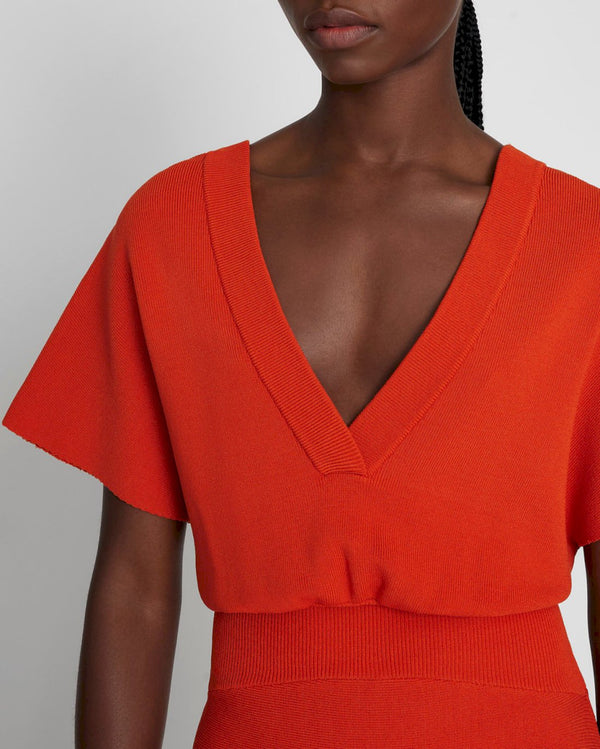 7 For All Mankind Knit Dolman Sleeve Bodycon Dress Dresses