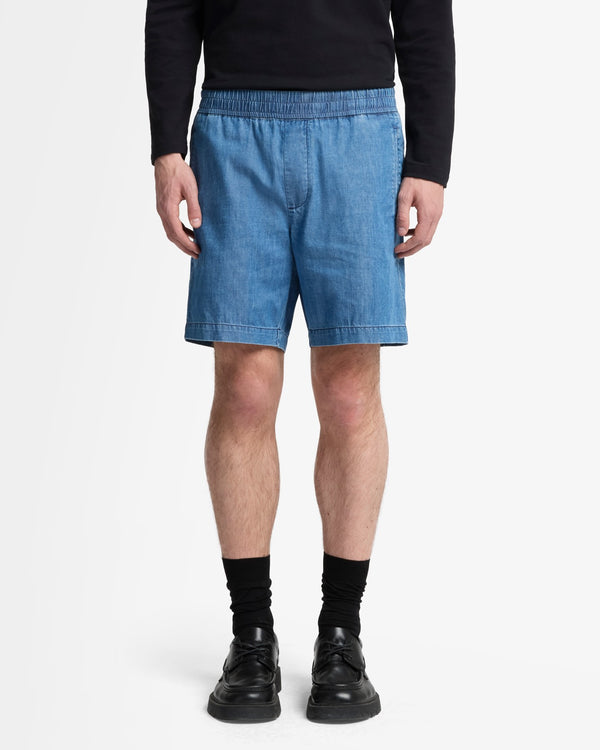 7 For All Mankind Leisure Denim Jogger Short Shorts