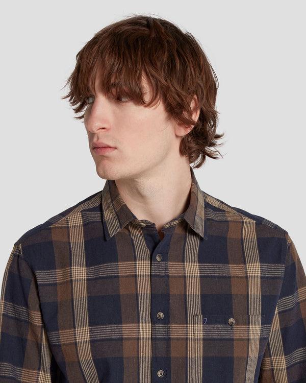 7 For All Mankind Linen Blend Button Up Shirt Shirts