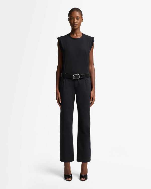 7 For All Mankind Luxe Performance Knit Calie Straight Ankle Pants