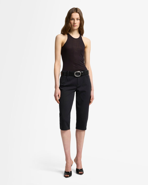 7 For All Mankind Luxe Performance Knit Capri Trouser Pants
