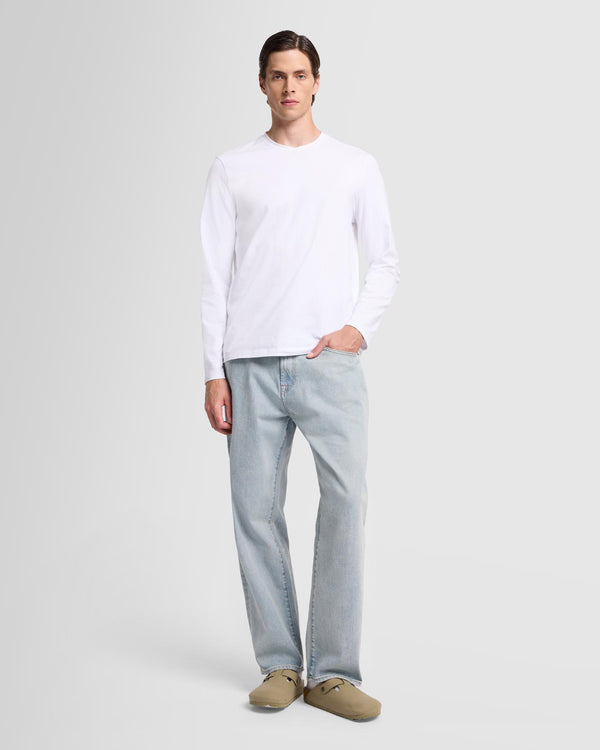 7 For All Mankind Luxe Performance Long Sleeve Tee Tees