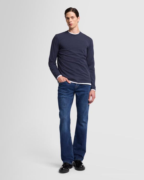 7 For All Mankind Luxe Performance Long Sleeve Tee Tees