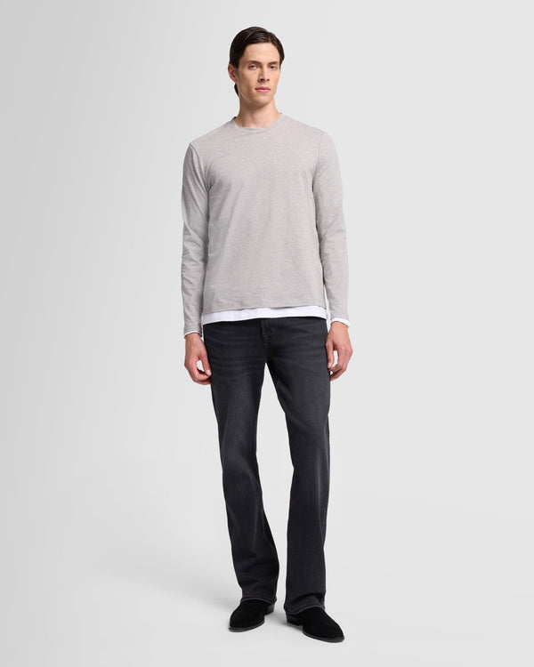 7 For All Mankind Luxe Performance Long Sleeve Tee Tees