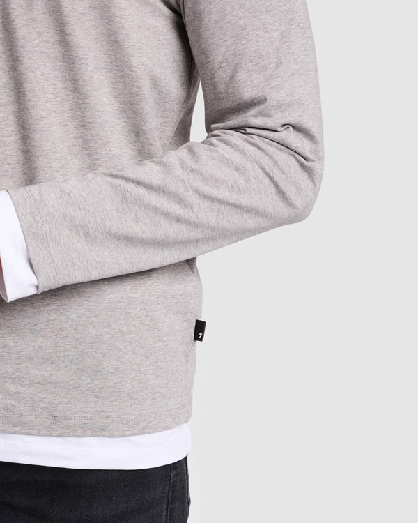 7 For All Mankind Luxe Performance Long Sleeve Tee Tees