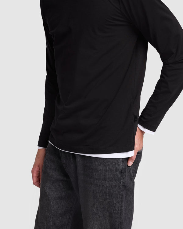 7 For All Mankind Luxe Performance Long Sleeve Tee Tees