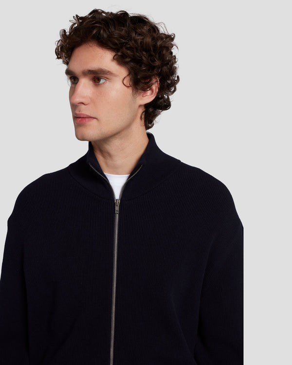 7 For All Mankind Luxe Performance Zip Sweater Sweaters