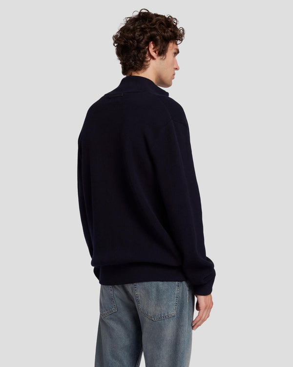 7 For All Mankind Luxe Performance Zip Sweater Sweaters