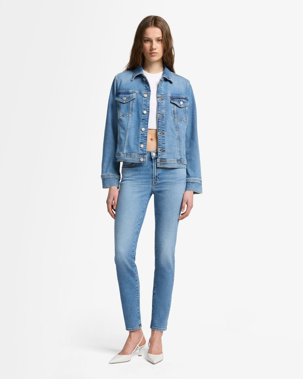 7 For All Mankind Luxe Vintage Adi Trucker Jacket Denim Jackets