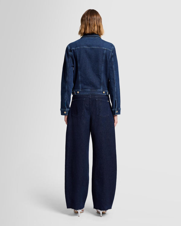 7 For All Mankind Luxe Vintage Classic Trucker Denim Jackets