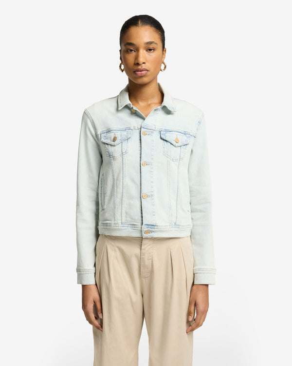 7 For All Mankind Luxe Vintage Classic Trucker Denim Jackets