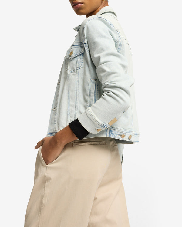 7 For All Mankind Luxe Vintage Classic Trucker Denim Jackets