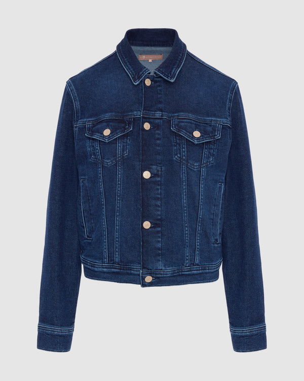 7 for all mankind Luxe Vintage Classic Trucker Denim Jackets