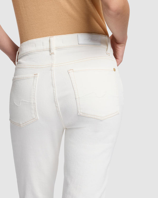 7 For All Mankind Luxe Vintage Daisy Ankle Boot Jeans