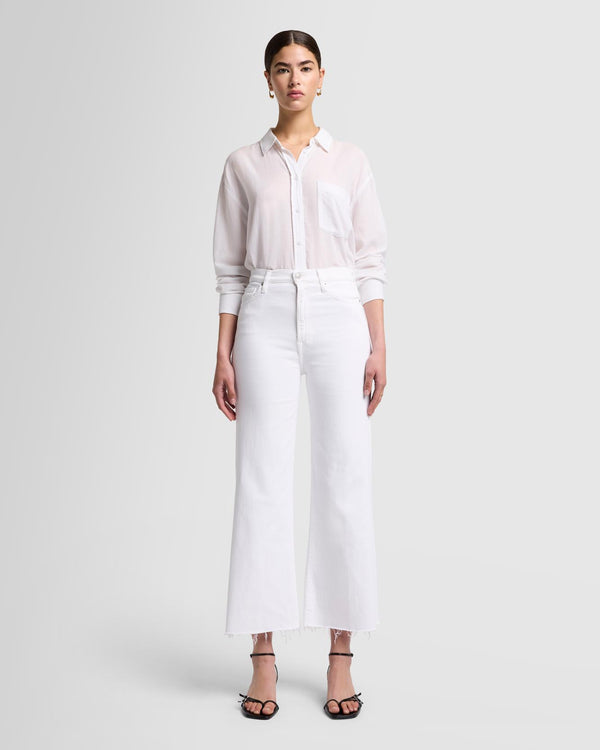 7 For All Mankind Luxe Vintage Ultra High Rise Cropped Jo Jeans