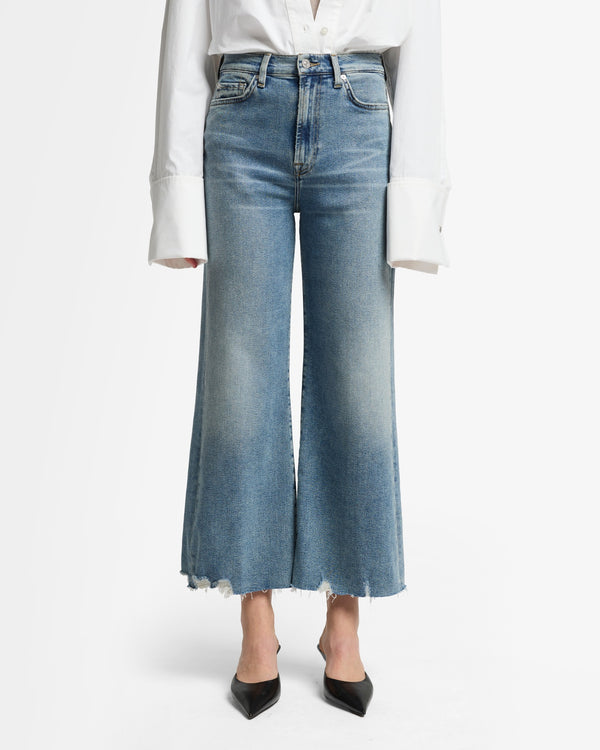 7 For All Mankind Luxe Vintage Ultra High Rise Cropped Jo Jeans