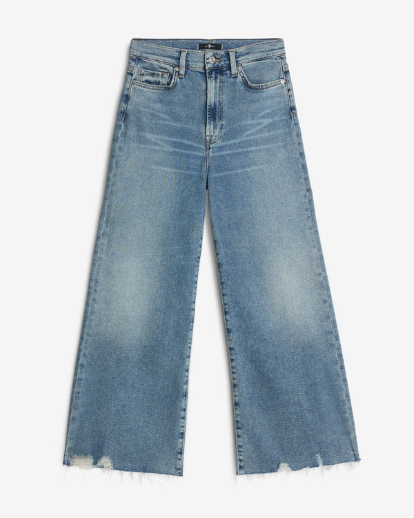 7 for all mankind Luxe Vintage Ultra High Rise Cropped Jo Jeans
