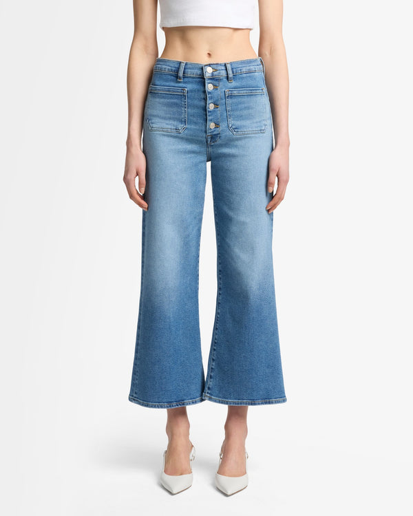 7 For All Mankind Luxe Vintage Ultra High Rise Cropped Jo Jeans