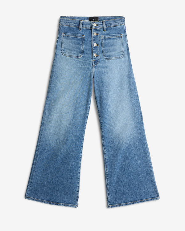 7 for all mankind Luxe Vintage Ultra High Rise Cropped Jo Jeans