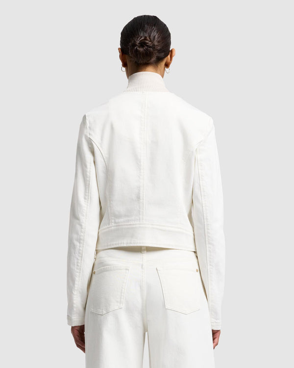 7 For All Mankind MANKIND Collarless Jacket Denim Jackets