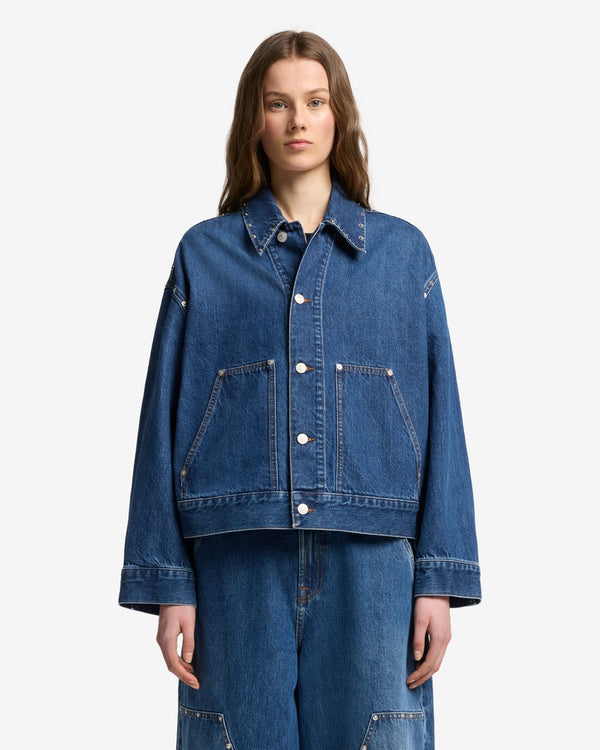 7 For All Mankind MANKIND Cropped Carpenter Jacket Denim Jackets