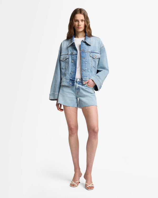 7 For All Mankind MANKIND Cutoff Denim Short Shorts