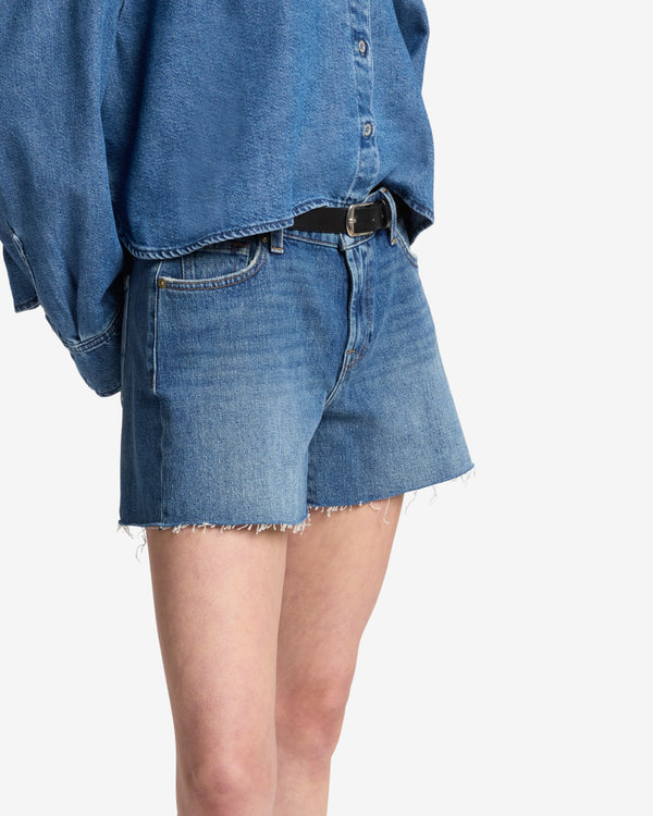 7 For All Mankind MANKIND Cutoff Denim Short Shorts
