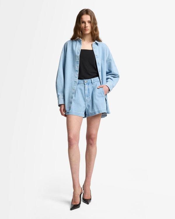 7 For All Mankind MANKIND Nina Relaxed Overshirt Tops