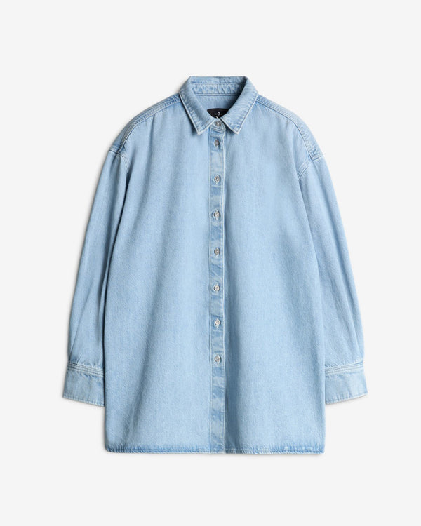 7 for all mankind MANKIND Nina Relaxed Overshirt Tops