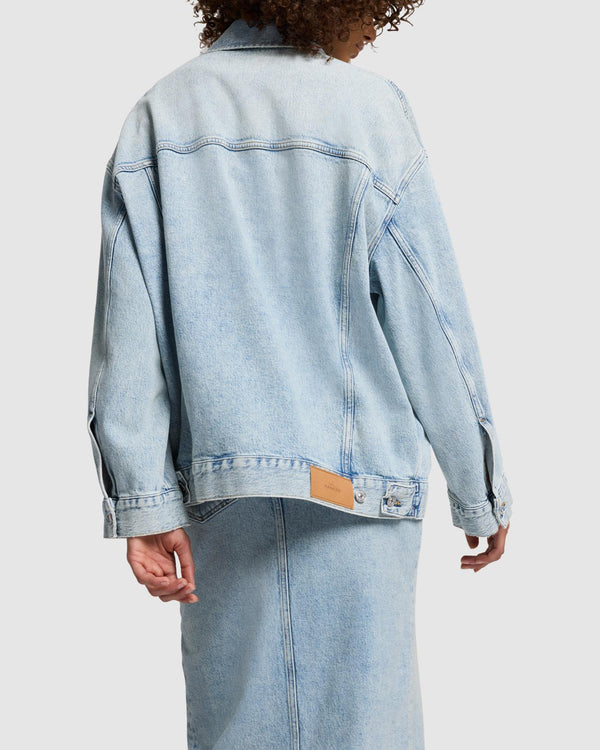 7 For All Mankind MANKIND Oli Oversized Trucker Denim Jackets