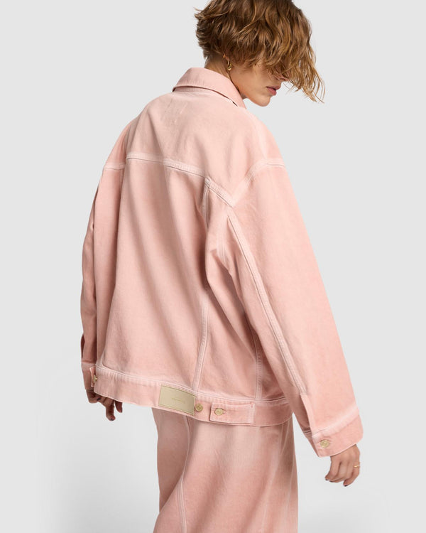 7 For All Mankind MANKIND Oli Oversized Trucker Jacket Denim Jackets