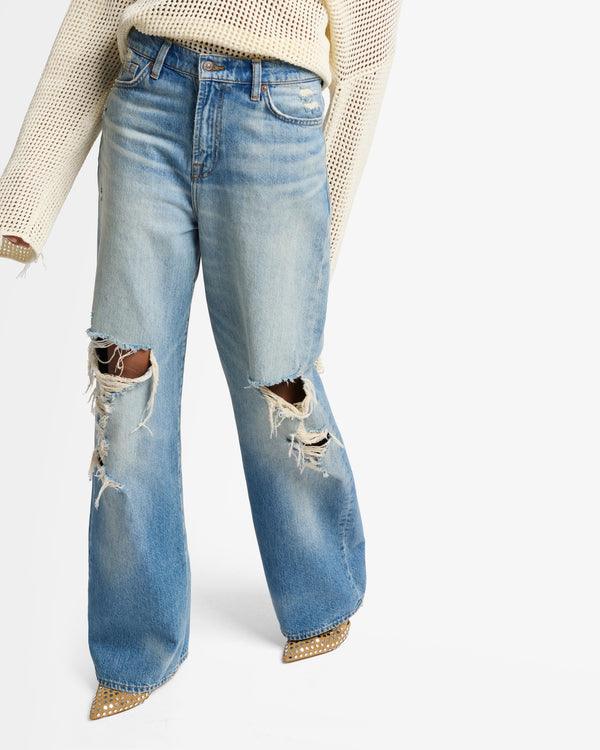 7 For All Mankind MANKIND Scout Oversized Straight Jeans