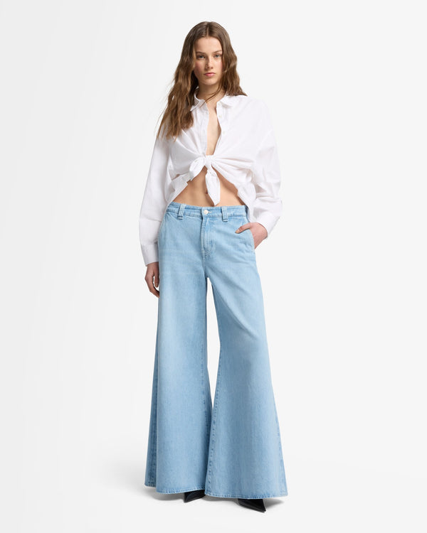 7 For All Mankind MANKIND Willow Palazzo Wide Leg Jeans