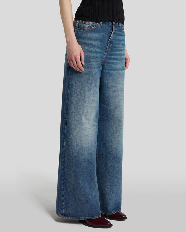 7 For All Mankind MANKIND Zoey Super Wide Leg Jeans